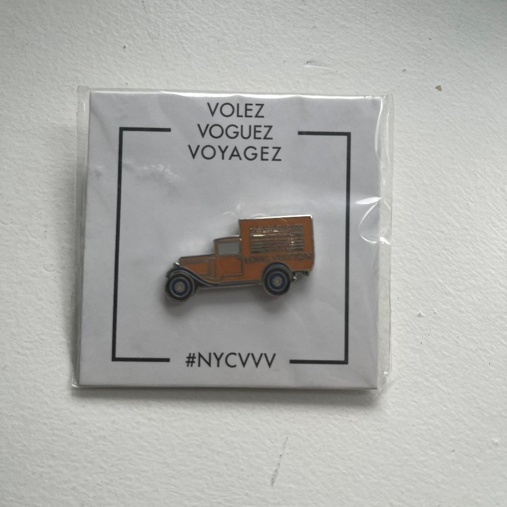 Louis Vuitton Volez Voguez Voyagez Exhibit Limited Edition Truck Pin
